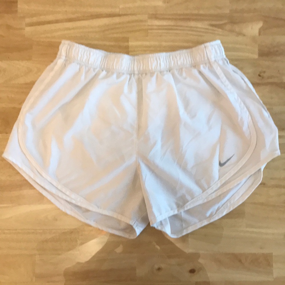 Nike White Dri-Fit Shorts